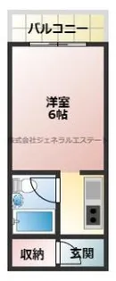 プレアール星田【208号室】の間取り