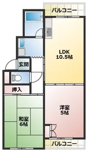 シャーンティⅡ【101号室】の間取り