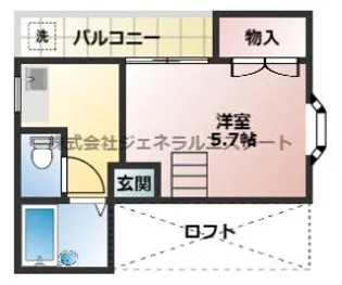 サン・レントコーポ【4階】の間取り