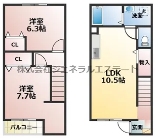 ノーブルビレッジ高柳の間取り