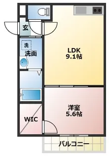フジパレス寝屋川【3階】の間取り