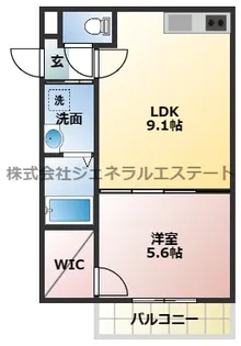 フジパレス寝屋川【201号室】の間取り