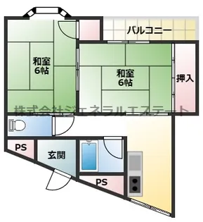エレガンスシティー【2階】の間取り