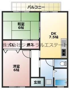 大阪府寝屋川市堀溝北町【タウンハウス】の間取り