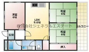 メゾンサンガ【3階】の間取り