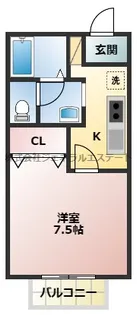 グランシャリオ【1階】の間取り