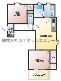 スリール明和Ⅰ【2階】の間取り