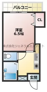 ブランズクロス【1階】の間取り