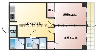 グランクレスト【3C号室】の間取り