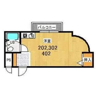 プレアール萱島【402号室】の間取り