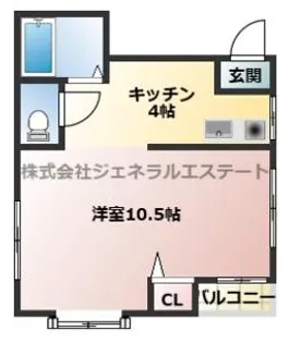 アビタシオン大島【301号室】の間取り