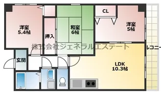 3LDKの間取り画像