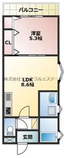 ラモーナ中野本町Ⅰ【2階】の間取り