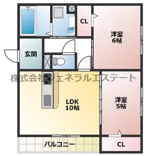 AXIS木田町【303号室】の間取り