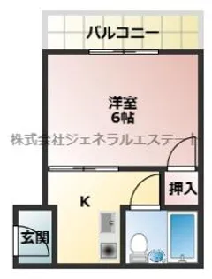 シャルマン南野【3階】の間取り