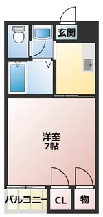 エスポワール大和田【303号室】の間取り