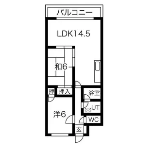 エスポワール交野【5階】の間取り
