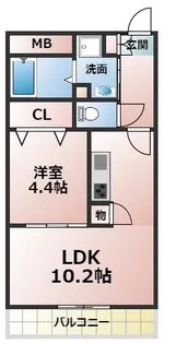 Mansion Grace【1階】の間取り