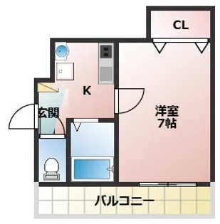 U-ro桜木町【3階】の間取り