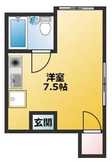 スターブライトマンション【1階】の間取り