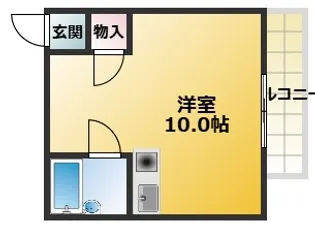 MTコーポ【302号室】の間取り