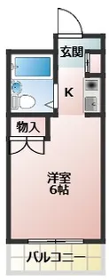 ジョイフル寝屋川【302号室】の間取り
