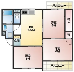 アムールY&N【305号室】の間取り
