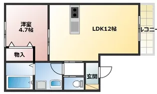casa初町【301号室】の間取り