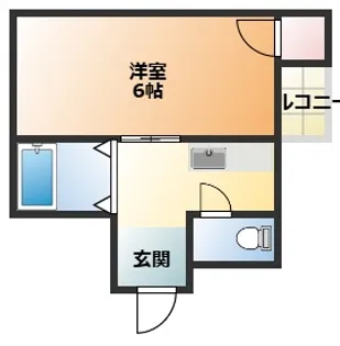 1Kの間取り画像