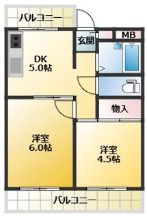 メゾンAKINAI香里【303号室】の間取り