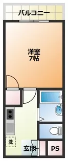 クリエイト香里園【303号室】の間取り