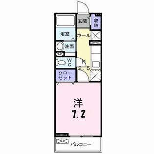 ミルトプラッツⅡ【2階】の間取り