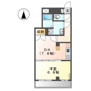 Scent Grace【3階】の間取り