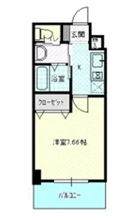 リヴィックスマンション【5階】の間取り