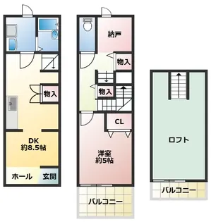 大阪府寝屋川市堀溝北町【一戸建】の間取り