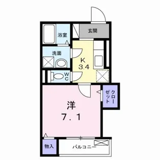 グラシオッソ【2階】の間取り