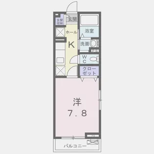 サンセール寝屋川【2階】の間取り