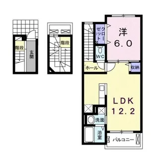 スミスガーデン ウェール【3階】の間取り