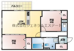 D-residence香里新町【3階】の間取り