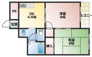 リバーヒル石津【303号室】の間取り