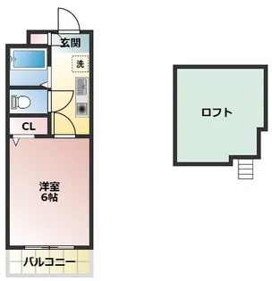 キリンハイツ信和【405号室】の間取り