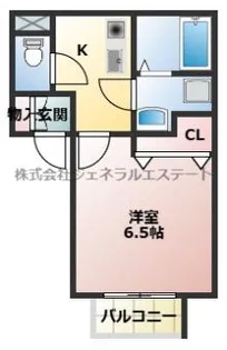 パセオ御堂町【2階】の間取り