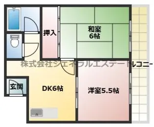 桜木マンション【4階】の間取り