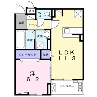 ハルカ【2階】の間取り