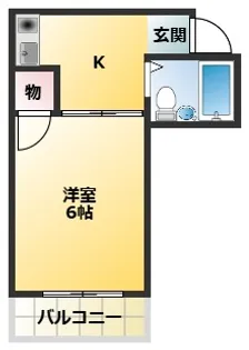 クリオコート寝屋川【301号室】の間取り