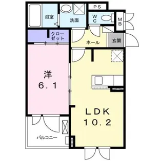 Yシャトレーヌ Ⅲ【3階】の間取り