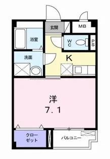 メゾン・ソウザⅡ【2階】の間取り