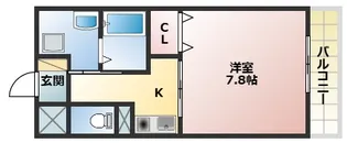 アクセス門真南【403号室】の間取り