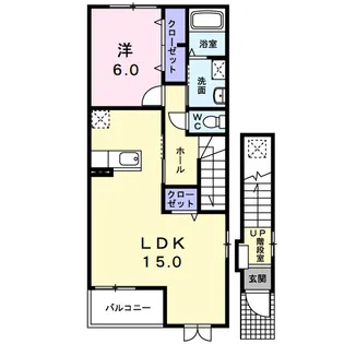 リブ・シンヴィレッジⅠ【2階】の間取り