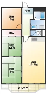 ウエストコート【1階】の間取り